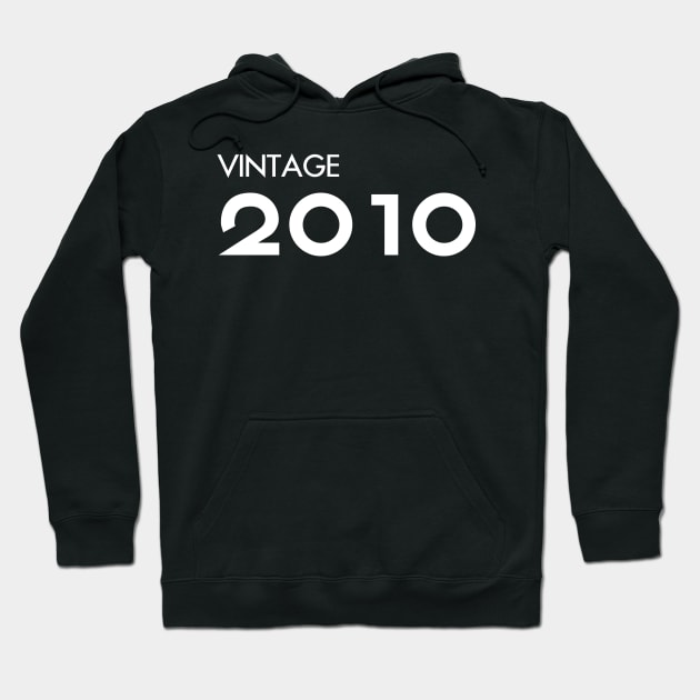 Vintage 2010 Gift 10th Birthday Party Hoodie by Damsin